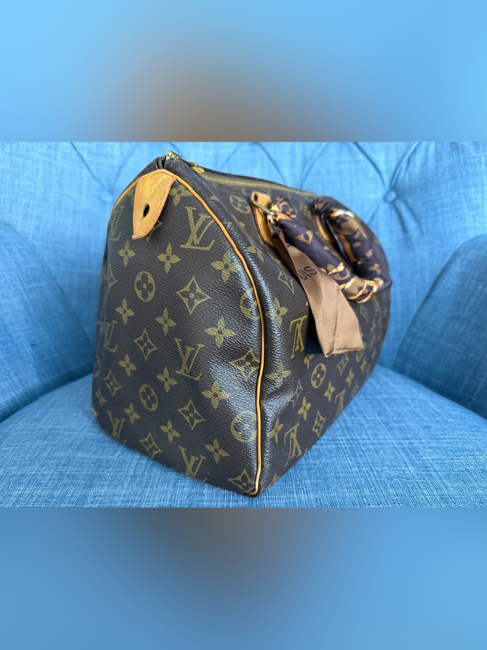 Louis Vuitton Speedy 30 Monogram Canvas Bag Authentic - Picture 3 of 16